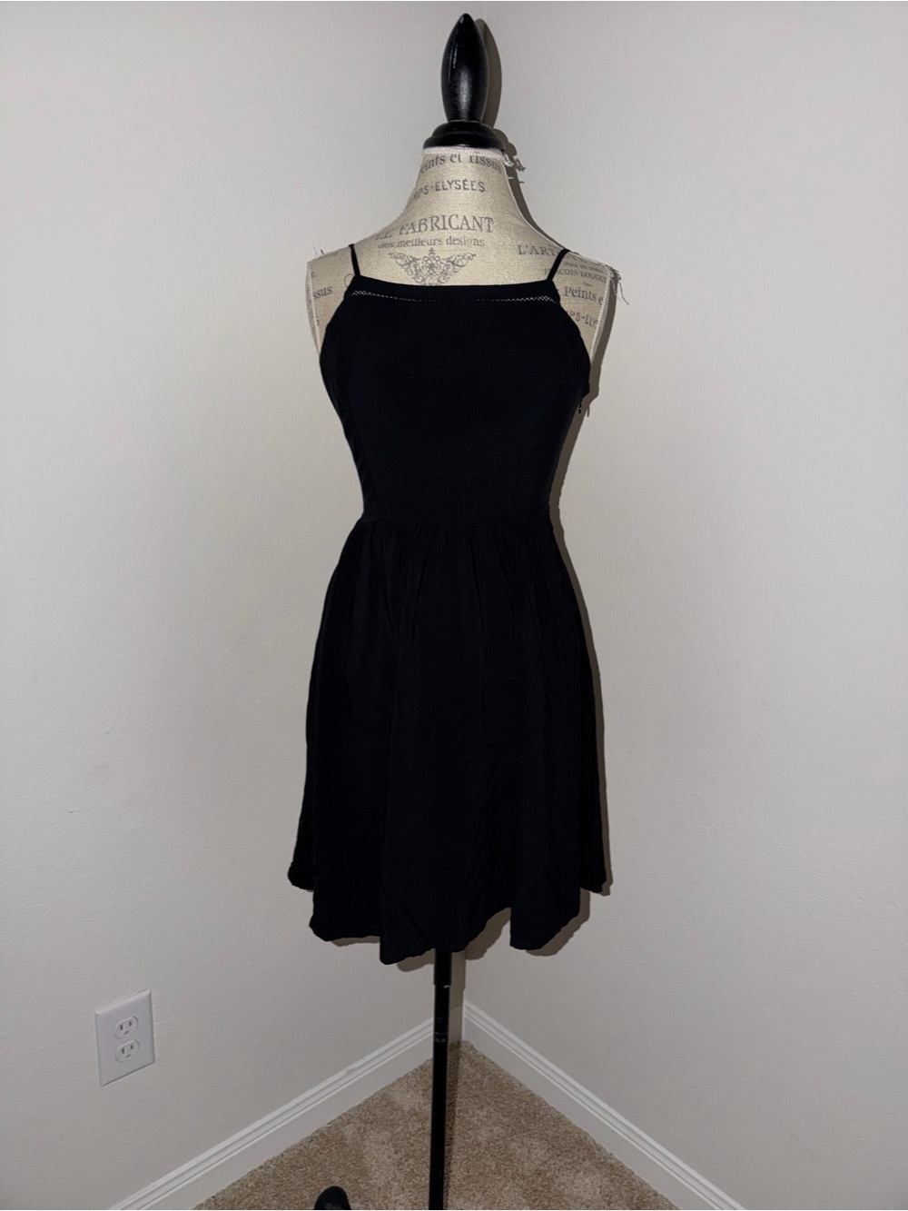 Old Navy Black Spaghetti-Strap Mini Dress